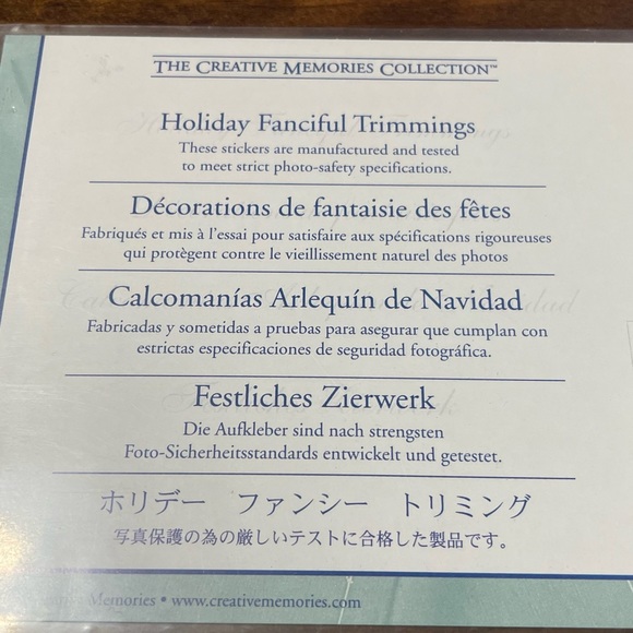 Creative Memories Holiday Fanciful Trimmings Pack - Picture 2 of 4